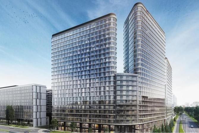 Big City Life Apartments - Bliska Wola Tower A Warschau Exterior foto